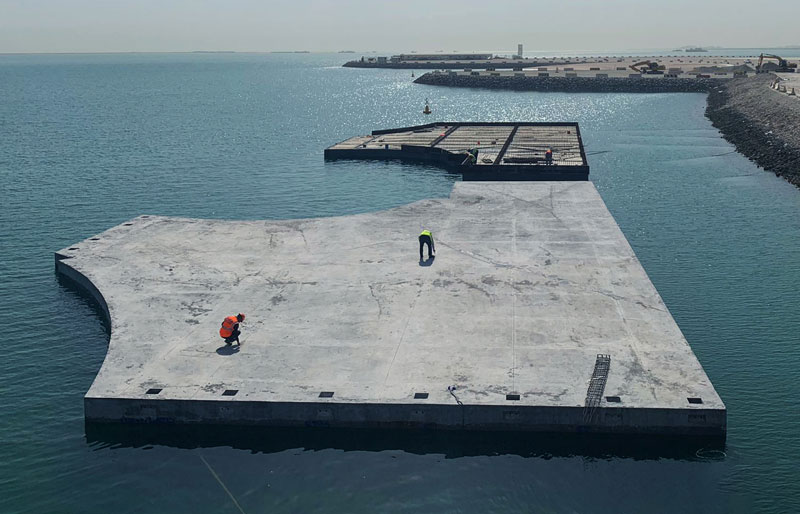 doha-qatar-floating-foundation-concrete-structure